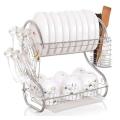 Stainless steel 2 layer dish rack