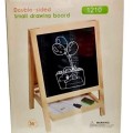 Double sided black and white board toy with accessories