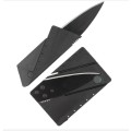 Credit card type folding knife