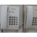 Panasonic KX-TS500SAW Corded Telephone x 3 units