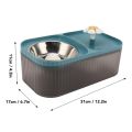 2-in-1 Cat Feeder and Water Dispenser