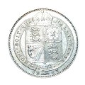 1887 British Silver 6 pence coin - Queen Victoria