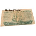 Ten Rand Bank Note - G Rissik