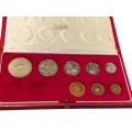 1970 Republic of South Africa Short Proof Set in Long Proof Box
