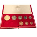 1972 Republic of South Africa Short Proof Set in Long Proof Box