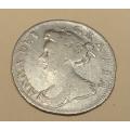Great Britain 1705 Roses & Plumes Silver Sixpence Coin Queen Anne (1705)