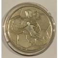 South Africa Silver 1oz R2 Proof 1996 - African Cup of Nations