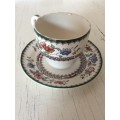 Copeland Spode Late Mark Chinese Rose Demitasse Cup and Saucer Set