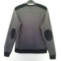 Quilted Sweatshirt with Suede look patche by Daniel Hechter