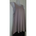 Classy Beige Vest Top by Red Size Large