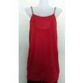 Red Strappy Dress / Top by Kelso Size 10