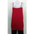 Red Strappy Dress / Top by Kelso Size 10