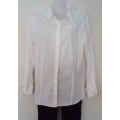 White Fitted Shirt by Studio W Size 16