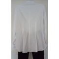 White Fitted Shirt by Studio W Size 16