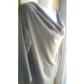 Flattering Top With Cowl Neck in Brown by French Connection Size Small. From Office to Evening Out