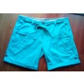 MILADYS Turquoise Cargo Shorts Size 18 / 42