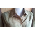 HEMPORIUM, Shirt / Dress, Hemp Green, Size X Small