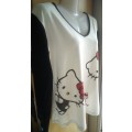 HELLO KITTY T Shirt Top by Free 2bu Size Medium