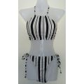Bikini, Black and white High Neck by Cotton On (Top Small Bottoms Medium)