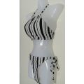 Bikini, Black and white High Neck by Cotton On (Top Small Bottoms Medium)