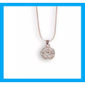 Stunning crystal pendant and chain set