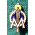 SA National Marian Congress Centenary 1852 - 1952 Lapel Badge