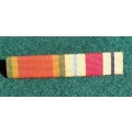 WW2 Africa Service Medal and Italy Star Ribbon Bar