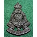 WW2 Royal Army Ordnance Corps Plastic Economy Cap Badge - only one lug