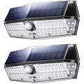 Solar Motion Light, LITOM Solar Lights Outdoor, with 3 Lighting Modes, IP66 Waterproof