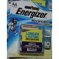 Energizer Advanced + Power boost AA Batteries pack of 4