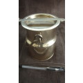 Ornamental or usable milk pail/can with lockable lid