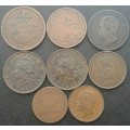Lot of x8 1800's coins @ R1 start