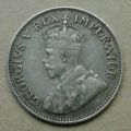 1927 union silver threepence in vf