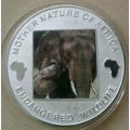 2004 Malawi Endangered Wildlife proof 10 Kwacha (Elephant)