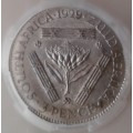 Nice 1929 union silver tickey SANGS AU50