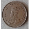 Very nice 1936 union 1/2 Penny in EF