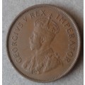 Nice 1935 union 1/2 Penny in VF
