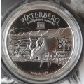 Rare 2018 Waterberg Biosphere 1oz proof silver R2 (Kudu)