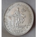 Nice 1932 union silver shilling in XF