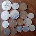 Mixed lot of x16 Netherlands coins