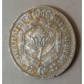 1948 Union silver sixpence in nice condition