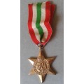 WW2 Italy star to F.Salter with paperwork