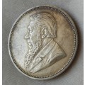 Nice 1897 ZAR Kruger silver 2 Shillings in XF