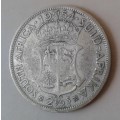 1954 Union silver 2 1/2 Shillings as per images