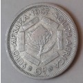 1957 Union silver sixpence