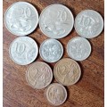 Lot of x9 Australian coins