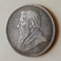 Scarce 1892 ZAR Kruger silver 2 Shillings in nice condition