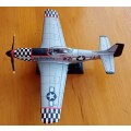 P51 D Mustang metal diecast collectible plane