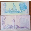 1980s R2 and R5 note set