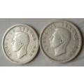 1948 Union silver sixpence as per images